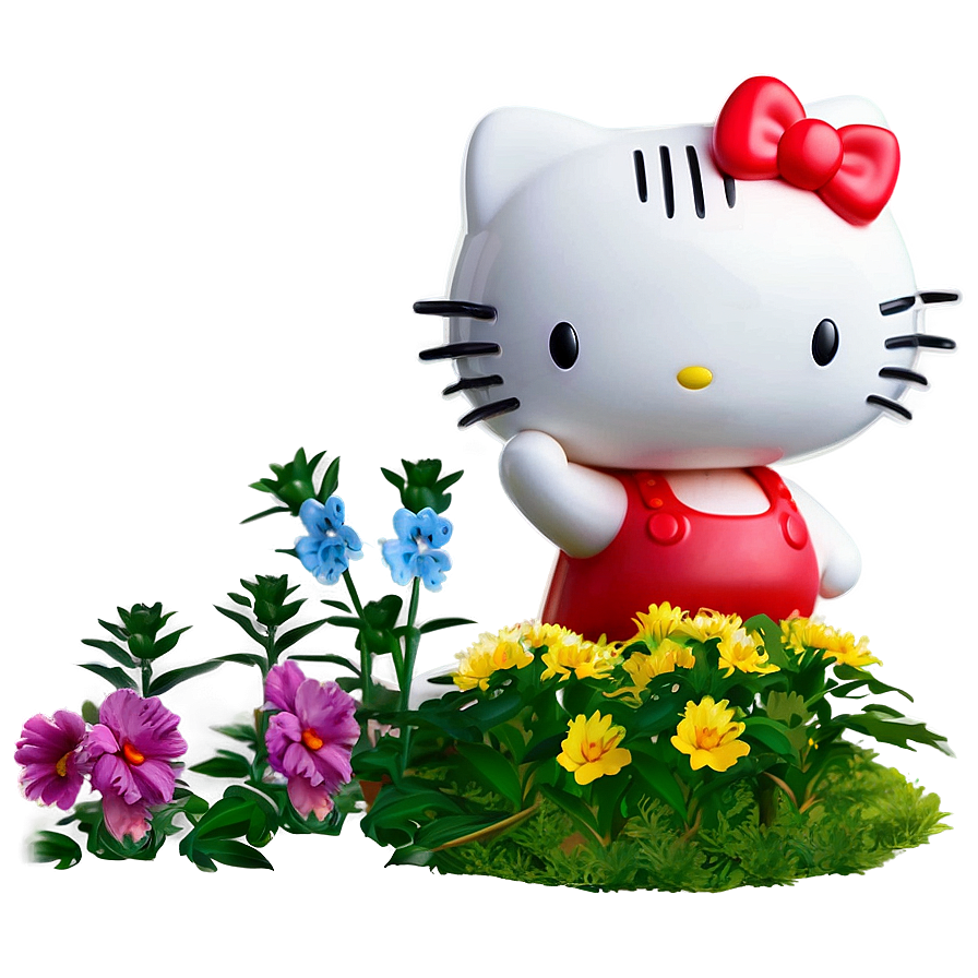 Hello Kitty Garden PNG hkf PNG with transparent background