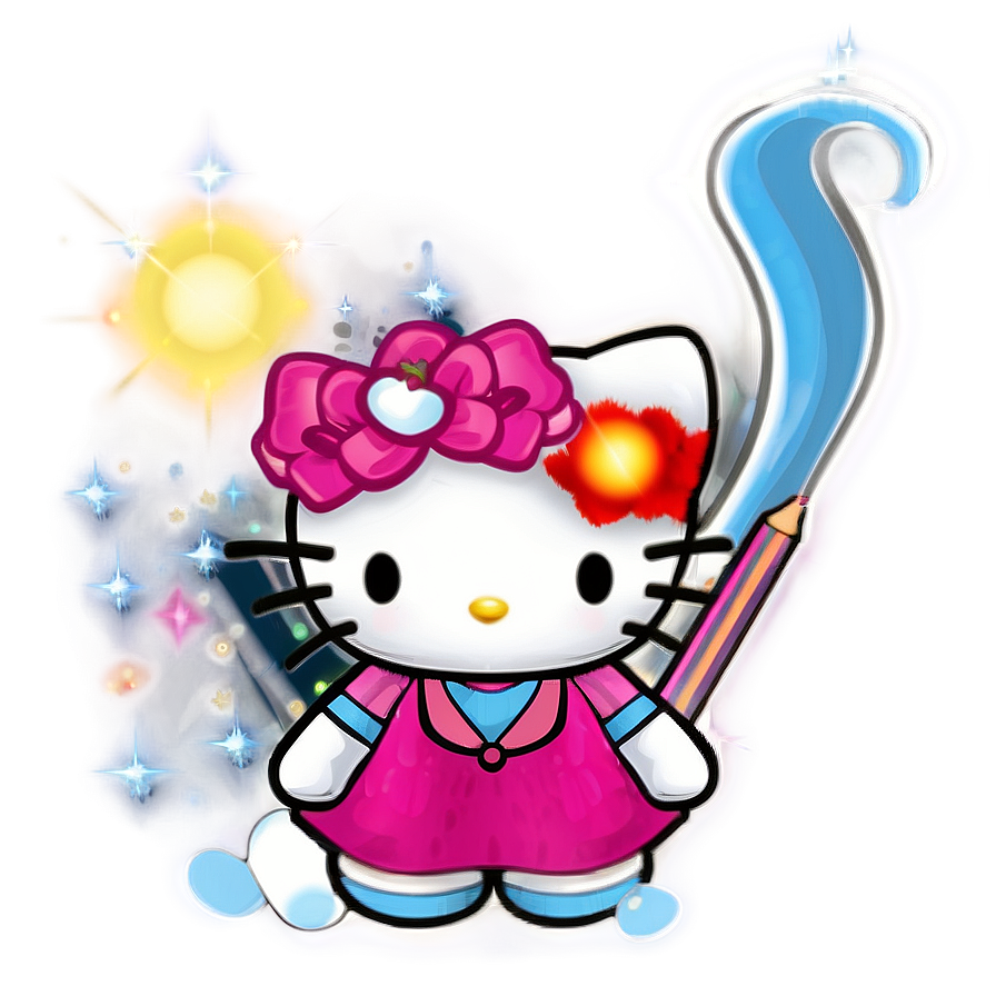 Hello Kitty Magic PNG lwr PNG with transparent background