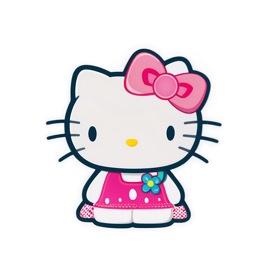 Hello Kitty Sticker PNG nwb82 PNG with transparent background