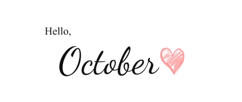 Hello October PNG HD PNG with transparent background
