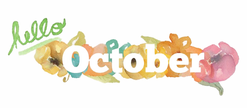 Hello October PNG File PNG with transparent background