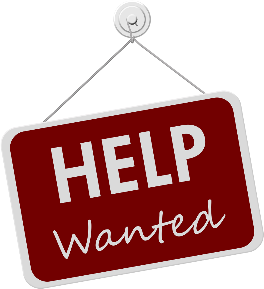 Help Wanted Sign Hanging