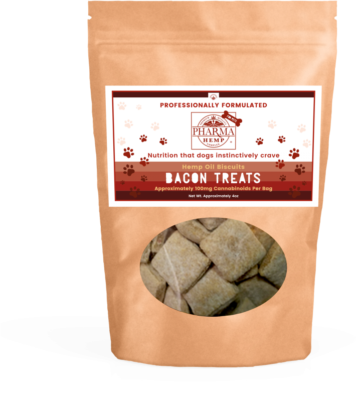 Pharma Cbd Bacon Treats - Dog Biscuit, HD Png Download PNG image with a transparent background, free high-resolution download