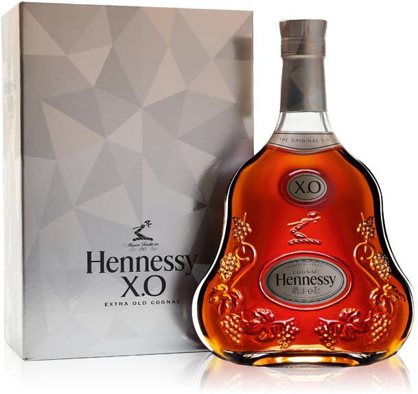 Hennessy X O Cognac Bottle With Box