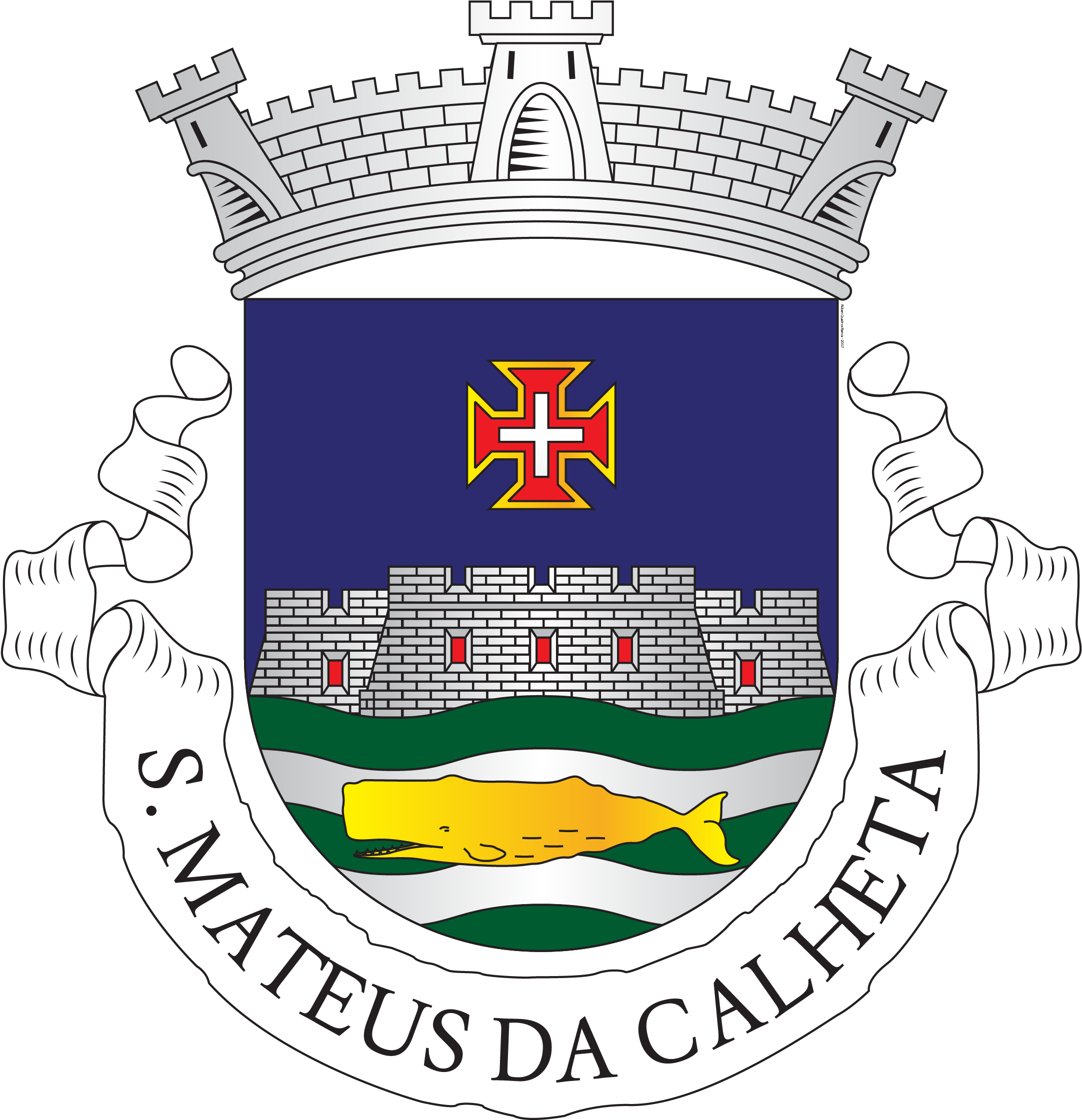 Heraldica Sao Mateus Da Calheta - Emblem, HD Png Download PNG with transparent background
