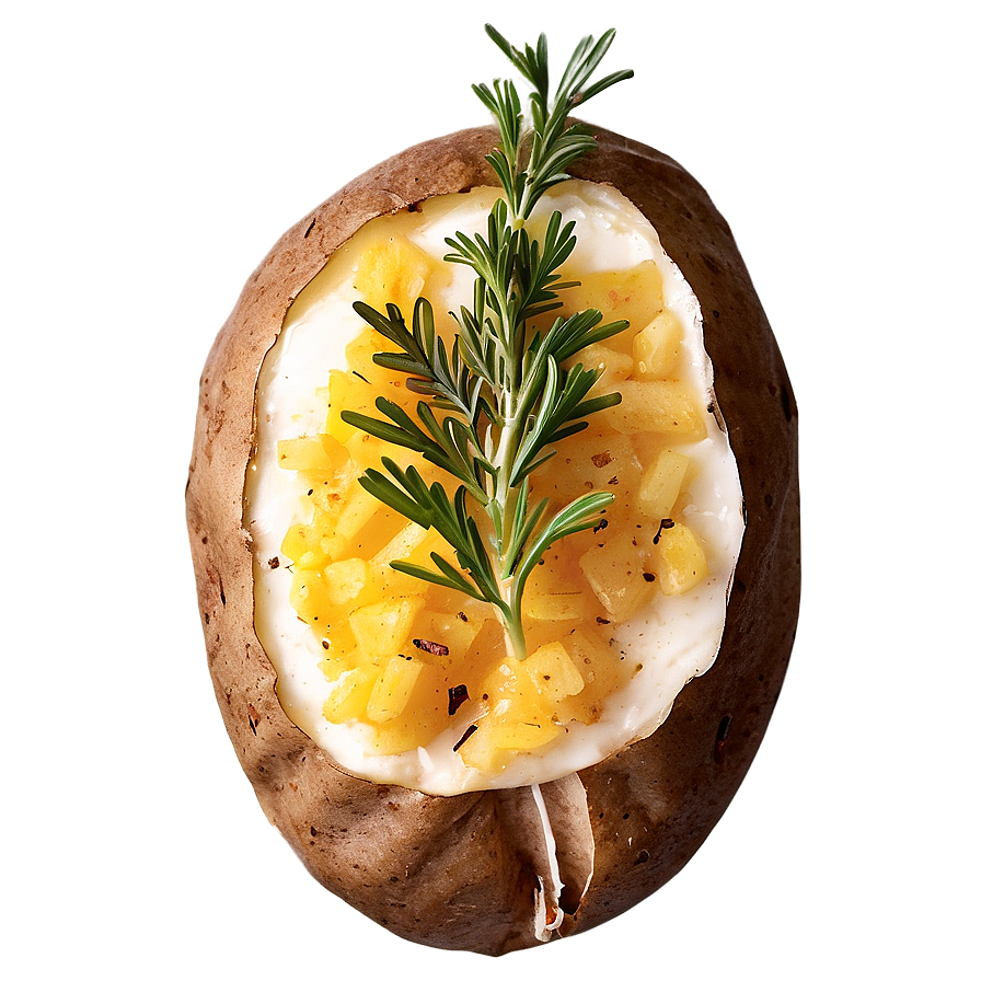 Herbed Baked Potato Png 77