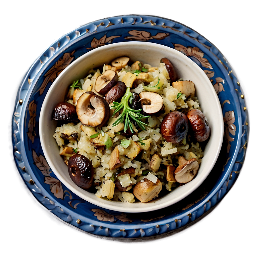 Herbed Stuffing With Mushrooms Png Uuf43