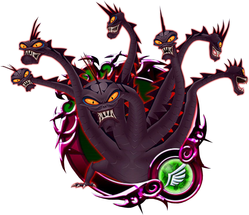 Hercules Hydra Kingdom Hearts , Png Download - Lucifer Cat Kingdom Hearts, Transparent Png PNG with transparent background