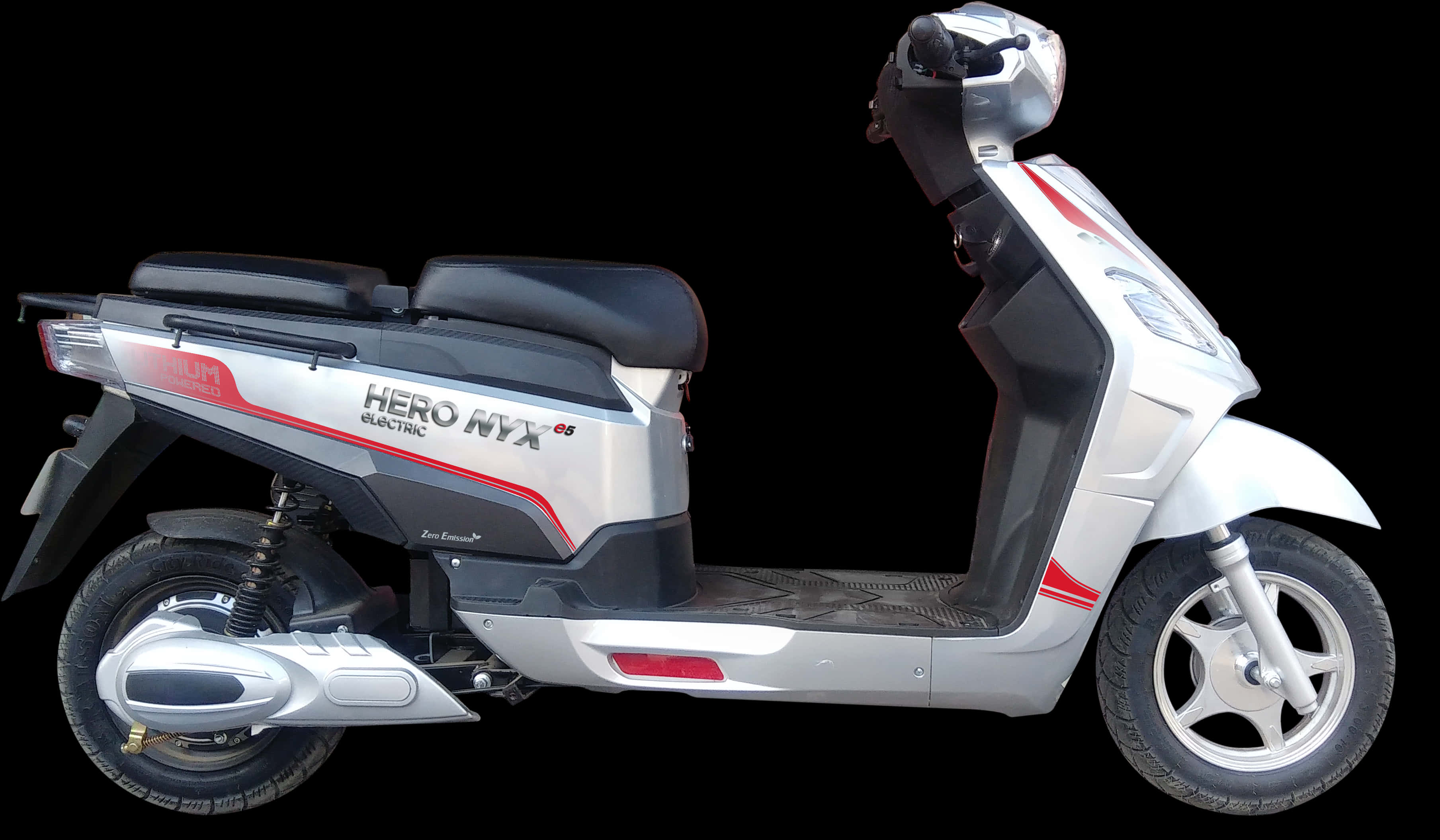 Hero N Y X Electric Scooter Side View