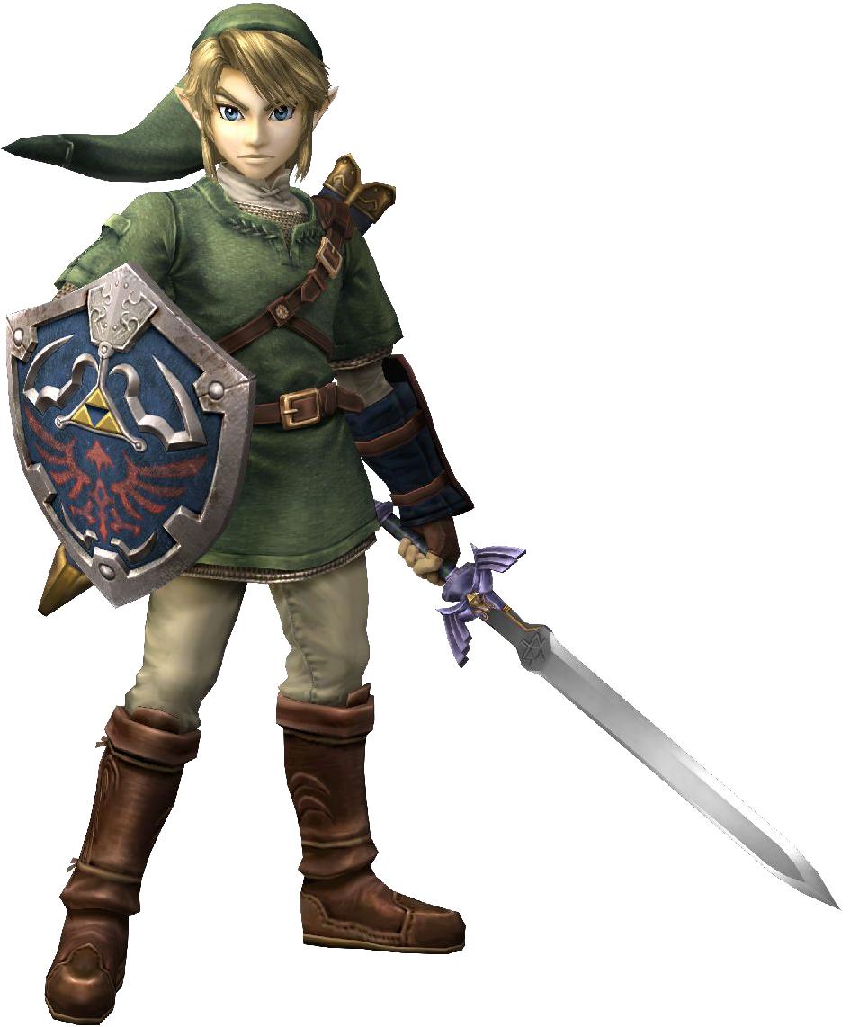 Link Smash 4 Png - Legend Of Zelda Tp Link, Transparent Png PNG with transparent background