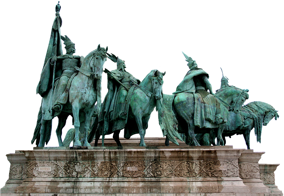 Heroes Square Budapest Statues