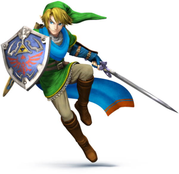 Hyrule Warriors Super Smash Bros - Link Legend Of Zelda Art, HD Png Download PNG with transparent background