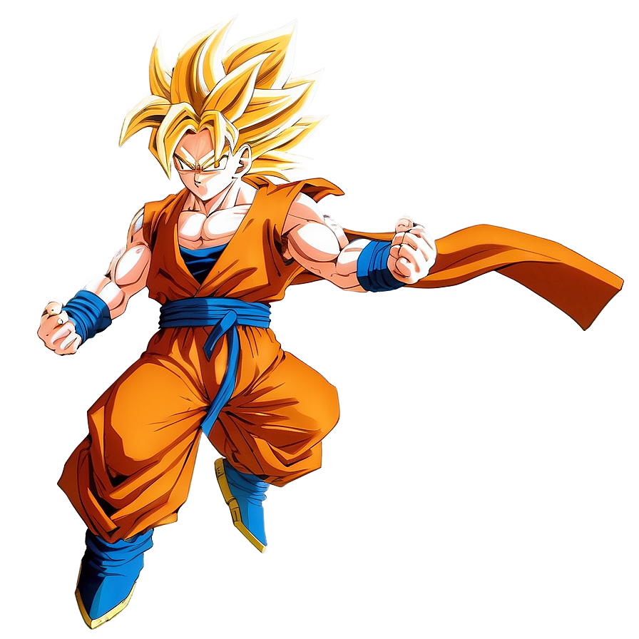 Heroic Goku Ssj3 Pose Png Beh3