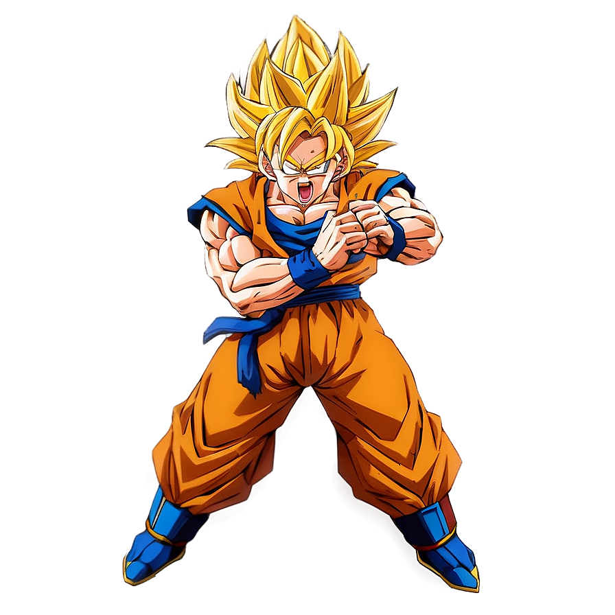 Heroic Goku Ssj3 Pose Png Hry15