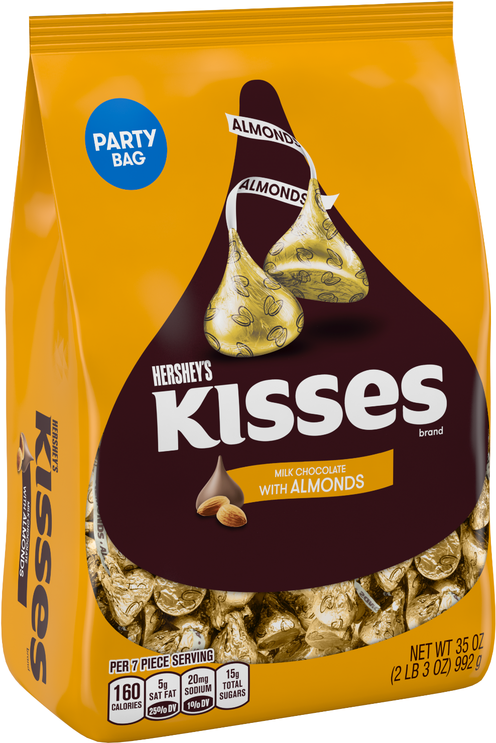 Hersheys Kisseswith Almonds Party Bag