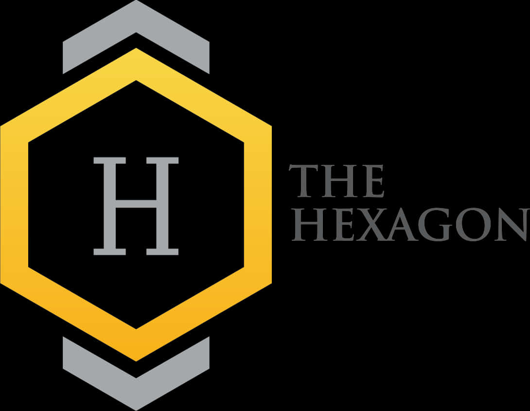 Hexagon Logo Design PNG with transparent background