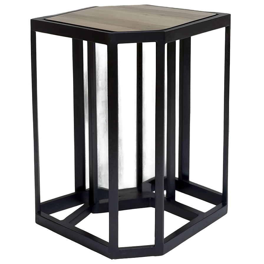 Hexagon Side Table Png 06132024