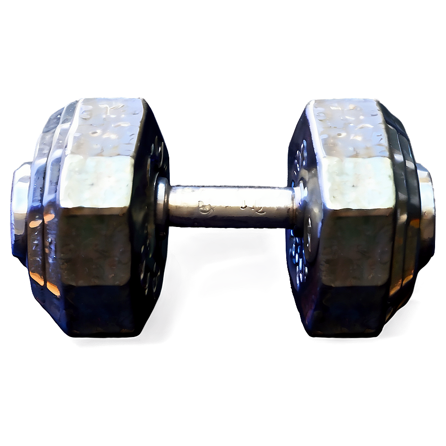 Hexagonal Shape Dumbbell Png 45