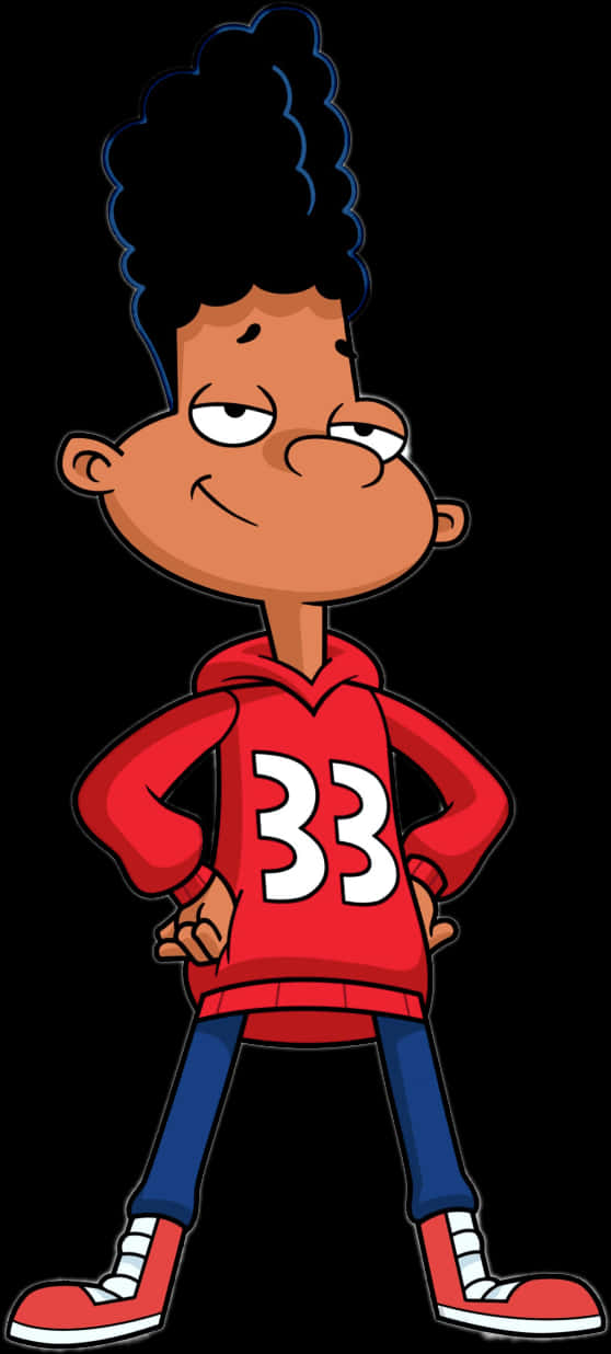 Hey Arnold Character Gerald Johanssen PNG with transparent background