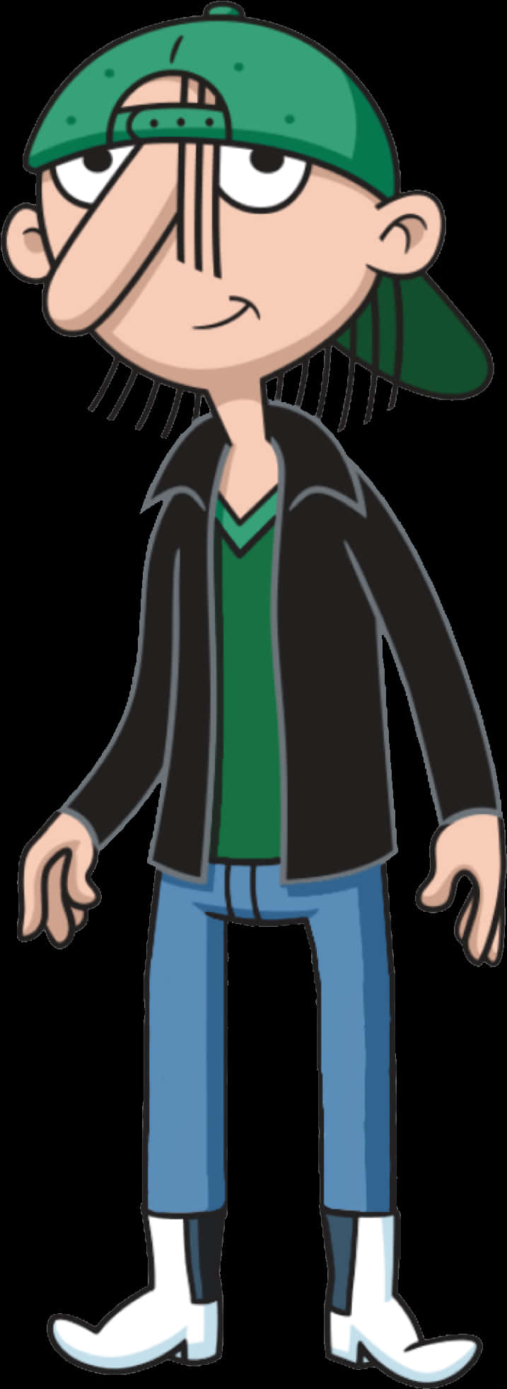 Hey Arnold Character Standing PNG with transparent background