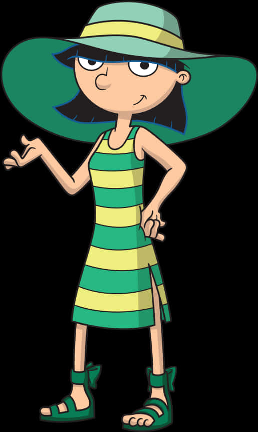 Hey Arnold Characterin Green Hat PNG with transparent background