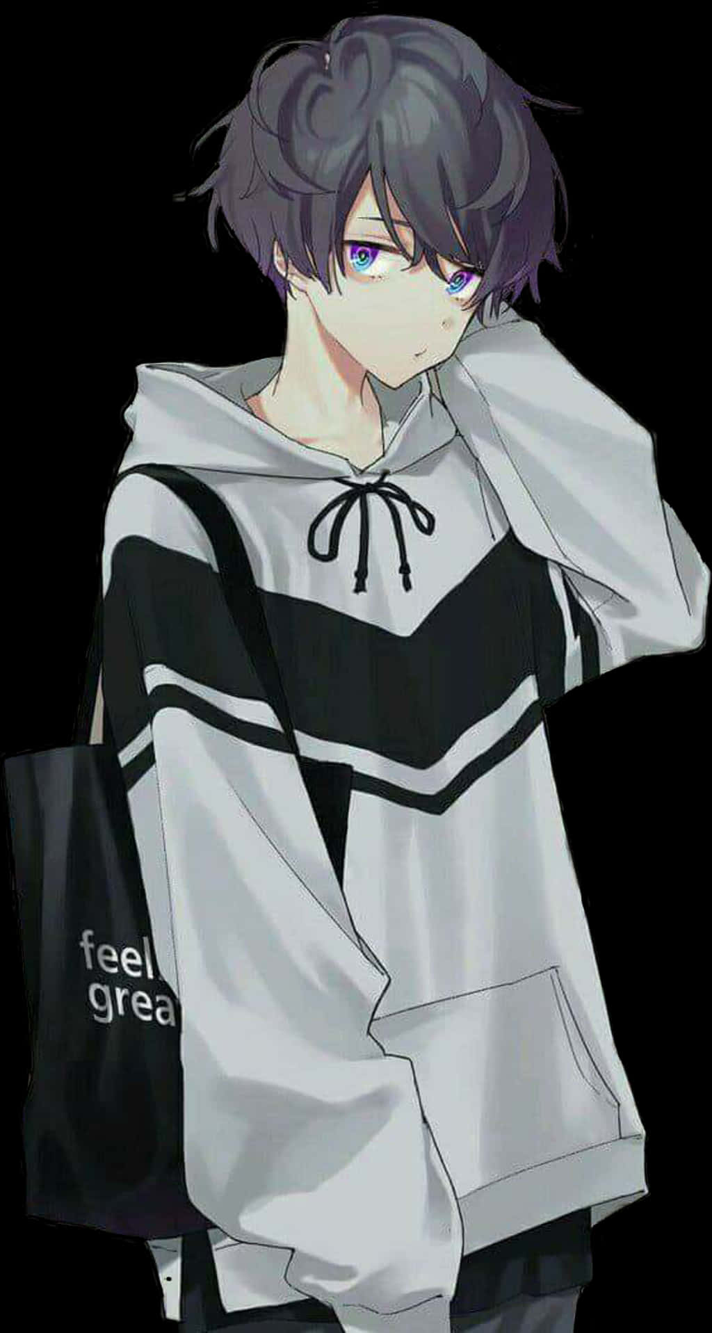 Hey You Re Cool Wanna Get Bubble Tea , Png - Cute Anime Boy Png, Transparent Png PNG with transparent background