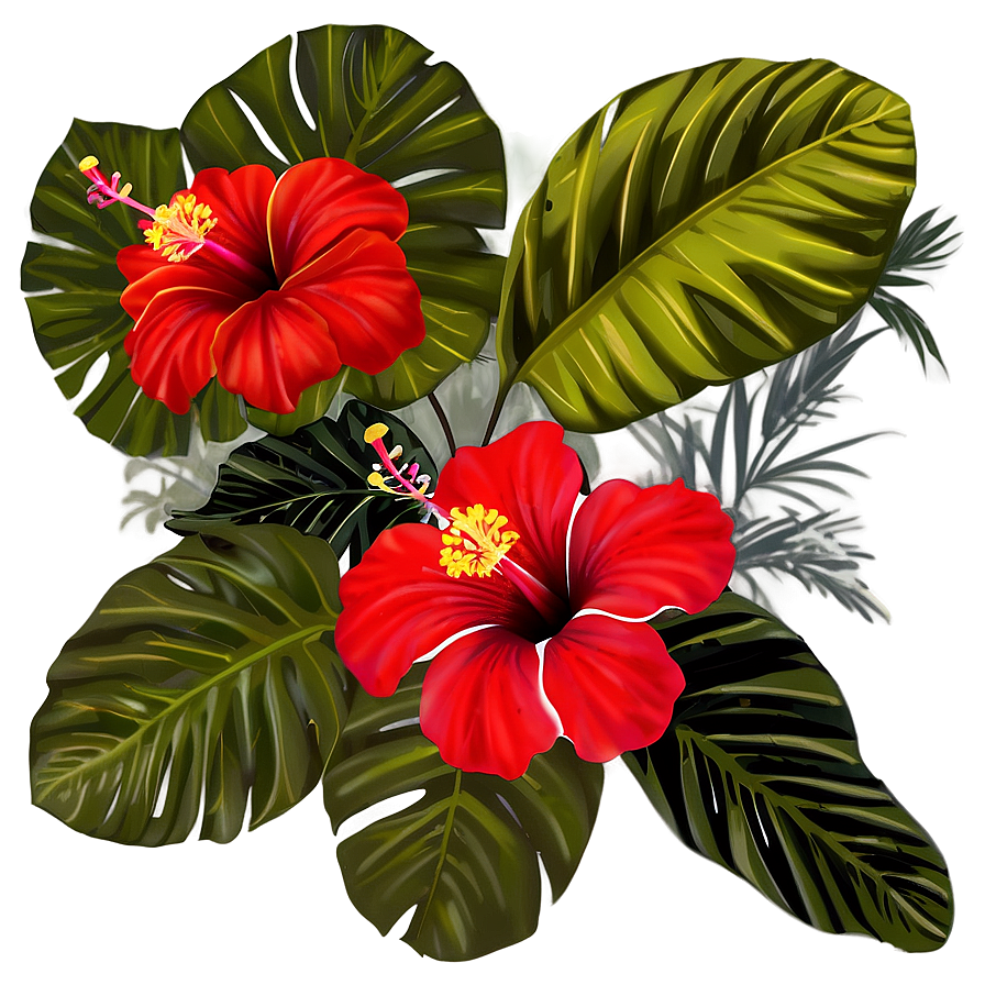 Hibiscus Art Png Ocf