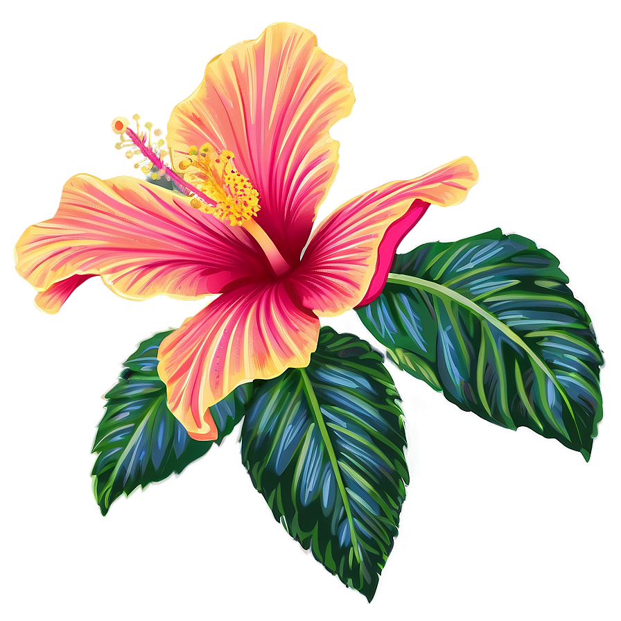 Hibiscus Drawing Png Uil