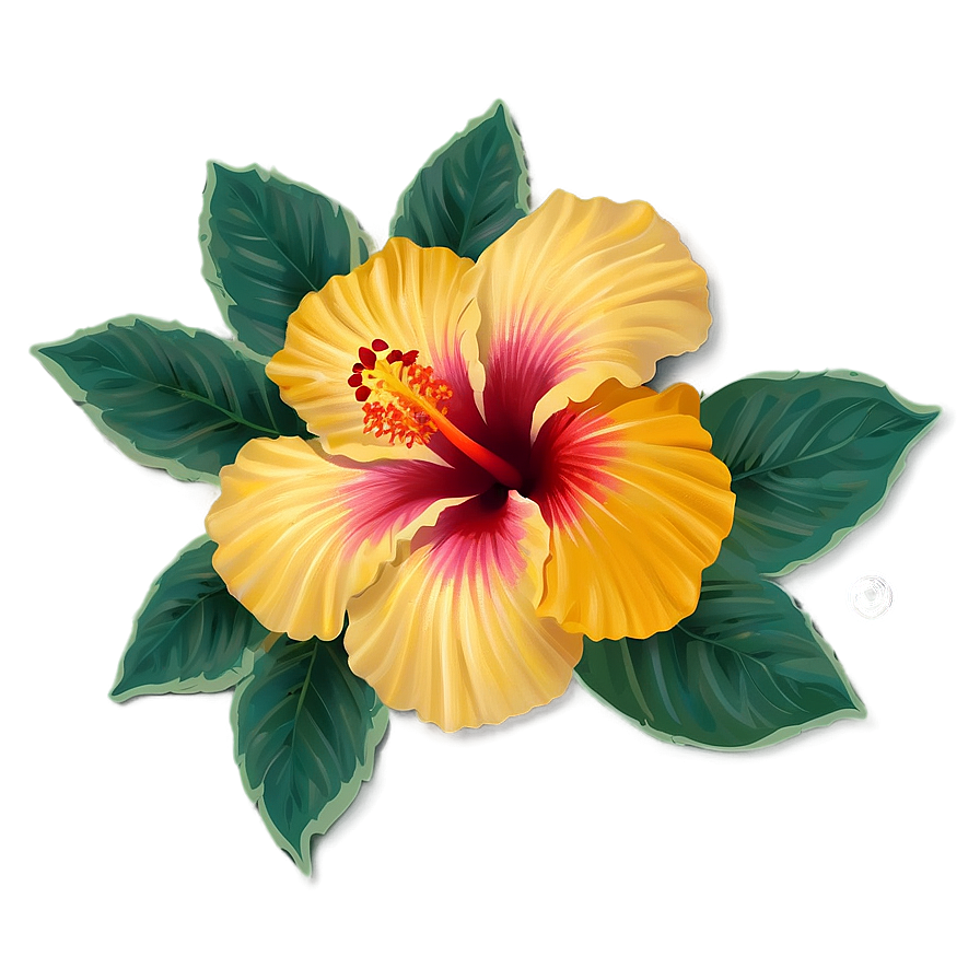 Hibiscus Greeting Png Xam