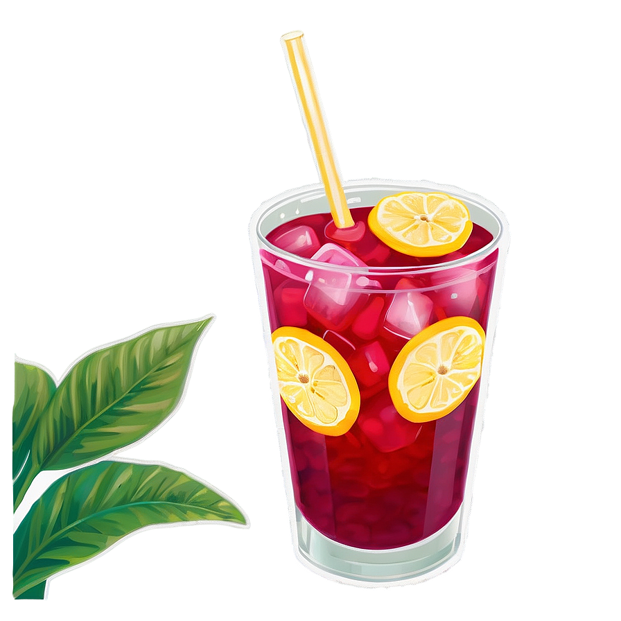 Hibiscus Iced Tea Charm Png 06242024