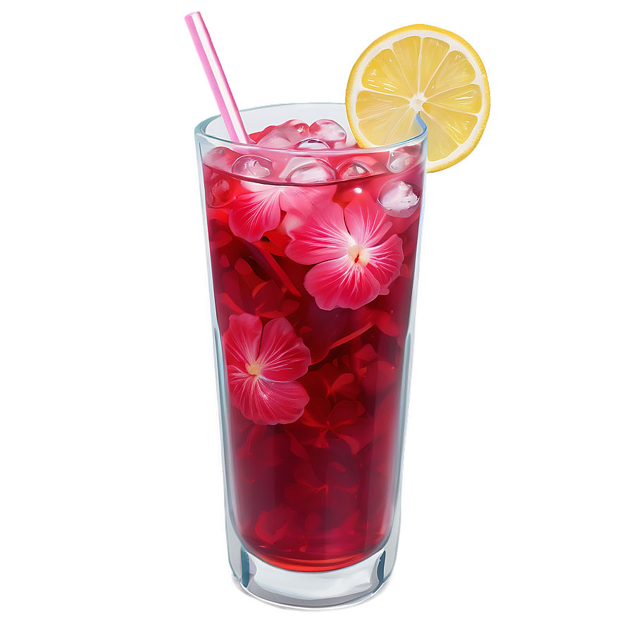 Hibiscus Iced Tea Charm Png Pdi6