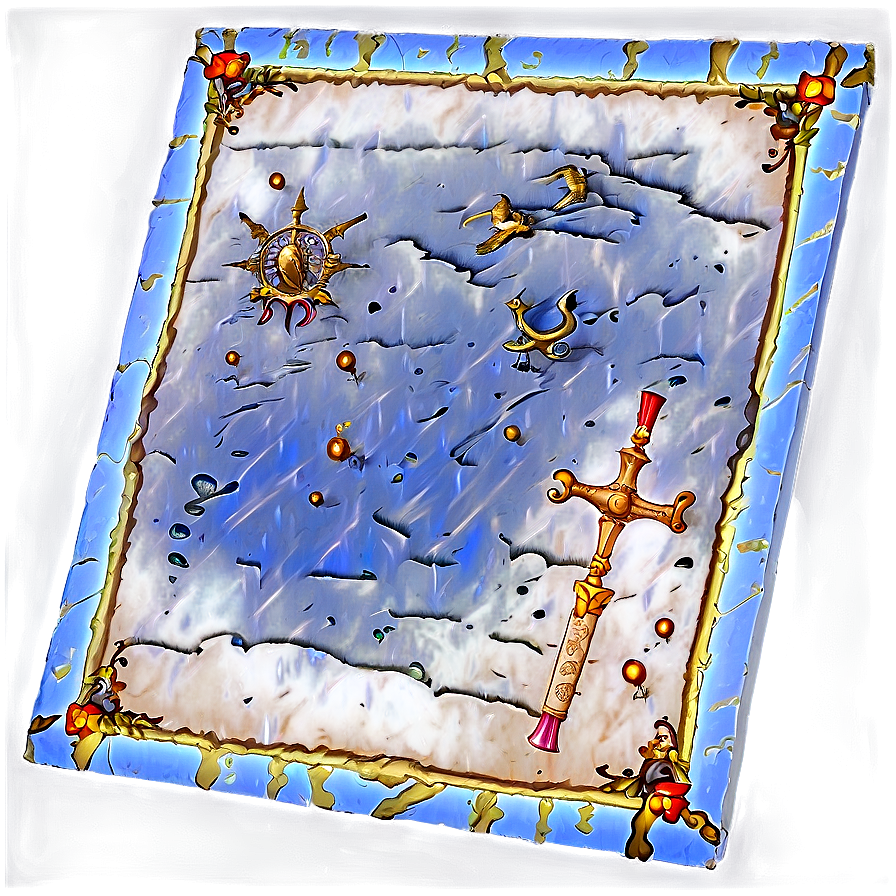 Hidden Treasure Map Png Rwq