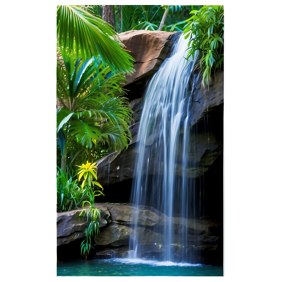 Hidden Waterfall Oasis Png 57