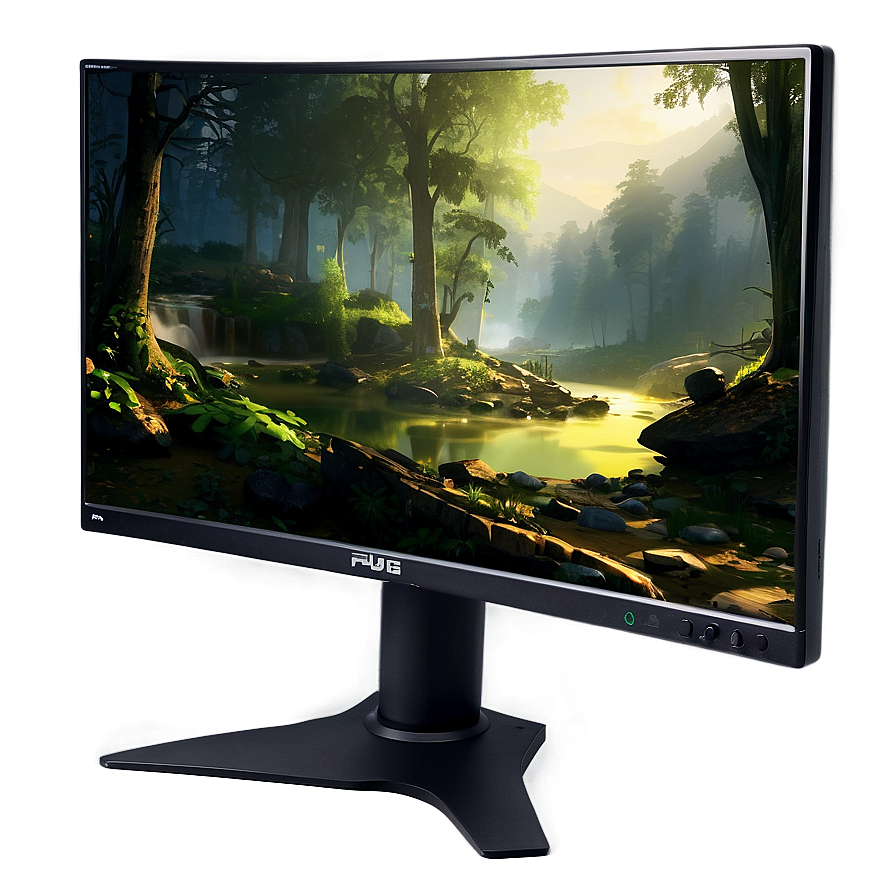 High Contrast Gaming Monitor Png 13