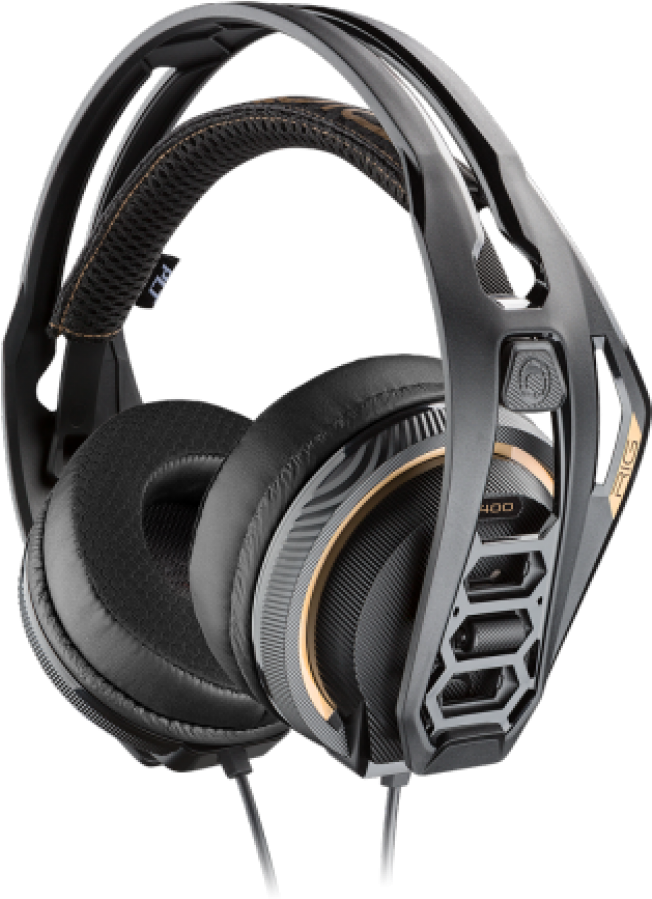 High End Gaming Headset Design PNG image with a transparent background, free high-resolution download