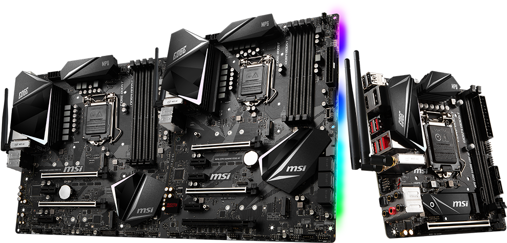 Msi Announces Two New Motherboard Families, The Ace - Msi Mpg Edge Z390, HD Png Download PNG with transparent background