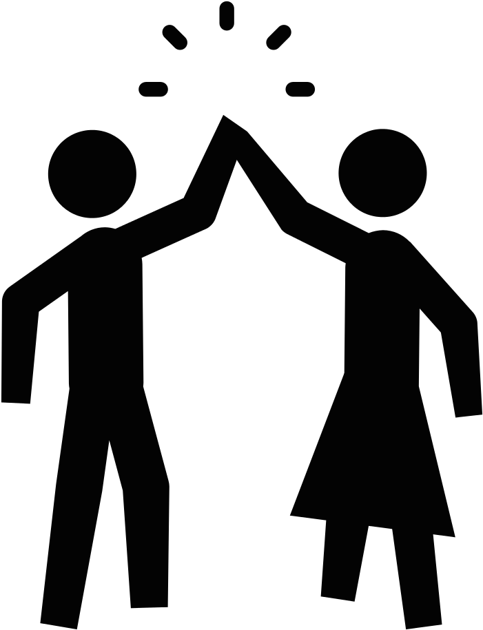 Family Love Computer Icons Clip Art - Man Icon High Five, HD Png Download PNG with transparent background