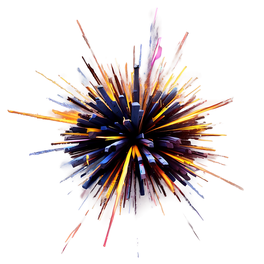 High Impact Explosion Artwork PNG 04302024 PNG with transparent background