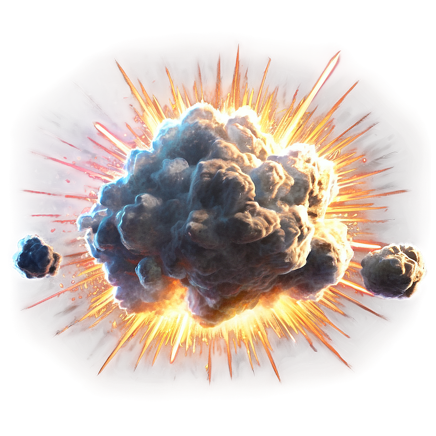 High Impact Explosion Artwork Png Sox27