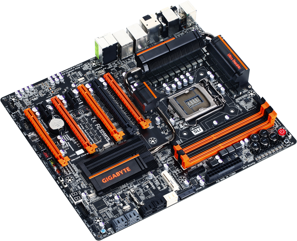 Download Motherboard Png Pic - Ga Z77x Up7, Transparent Png PNG with transparent background