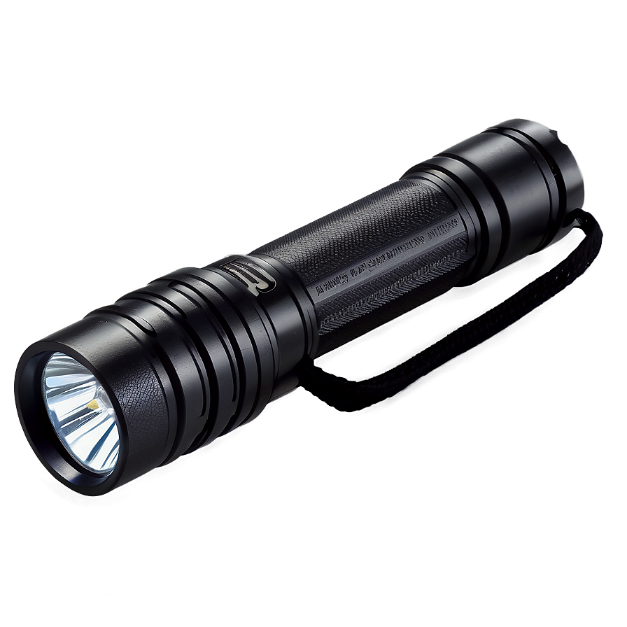 High Power LED Flashlight PNG 06202024 PNG with transparent background