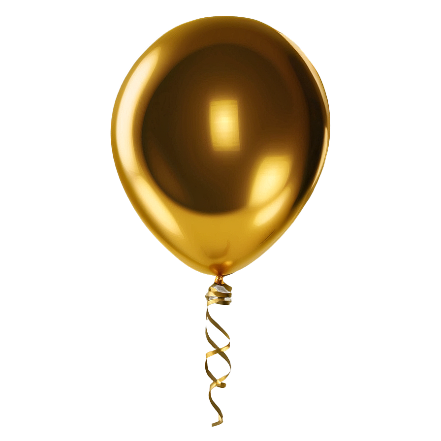 High-quality Gold Balloon Png Svv19