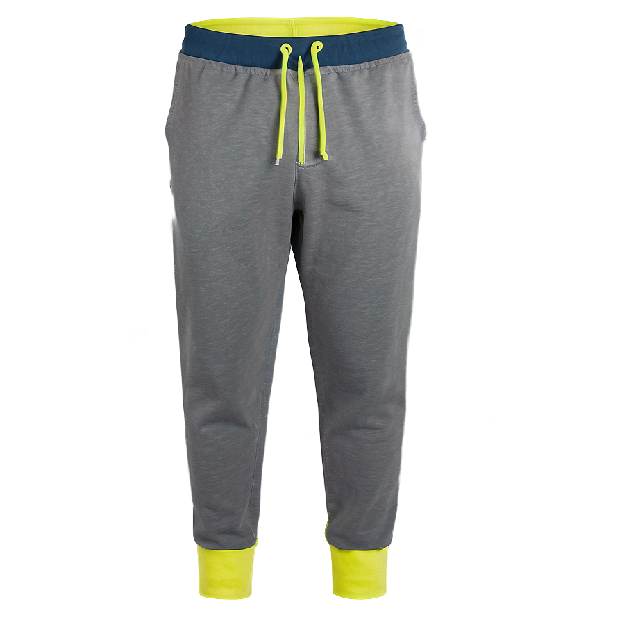 High Quality Grey Sweatpants Png 06282024