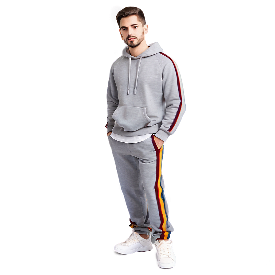 High Quality Grey Sweatpants Png Kni87