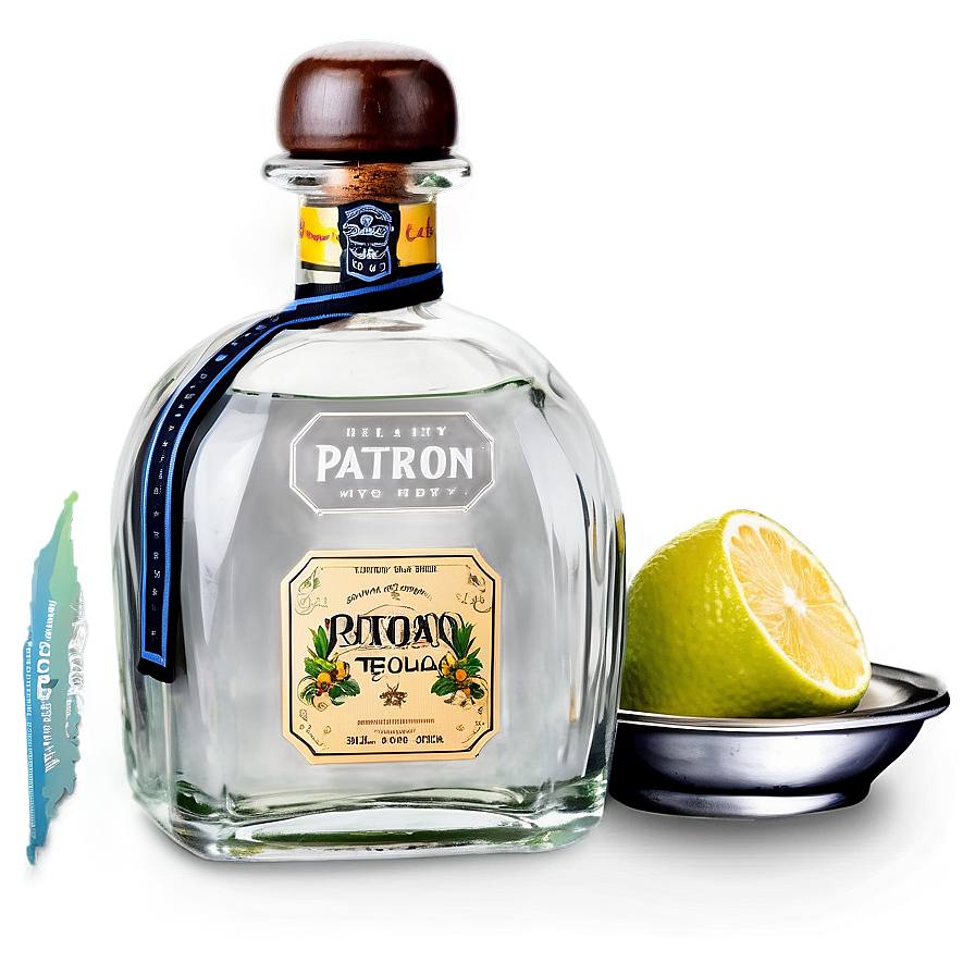 High-quality Patron Tequila Png Mlr