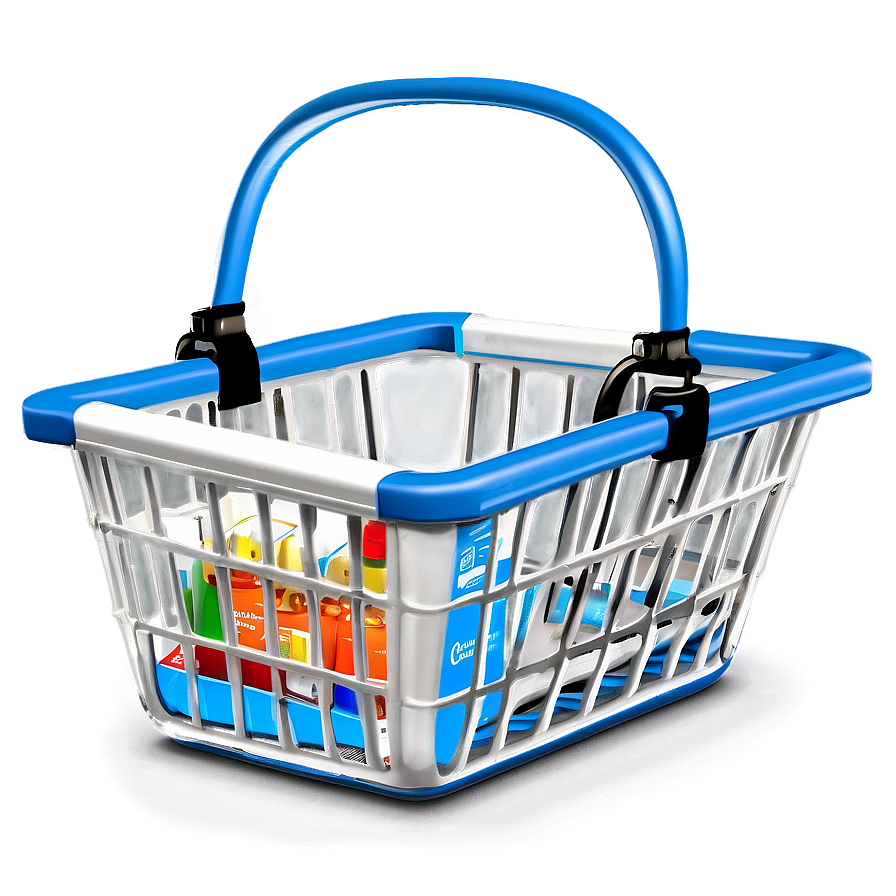 High-quality Shopping Basket Png 06272024