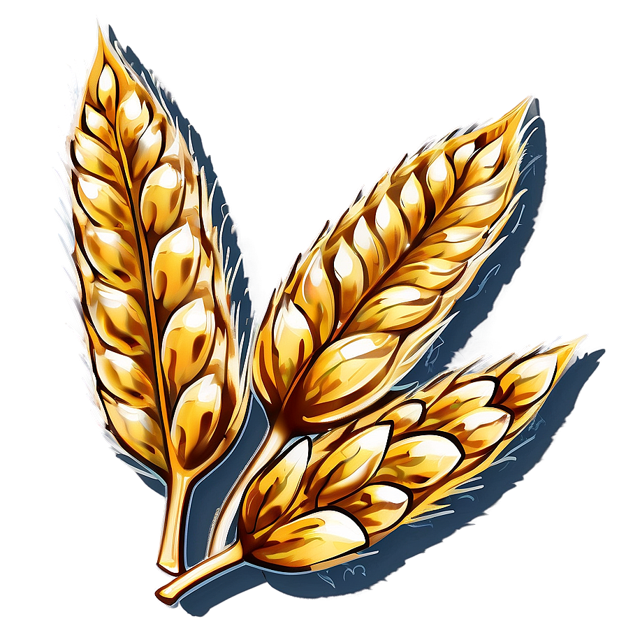 High-quality Wheat Grains Png Tpf27