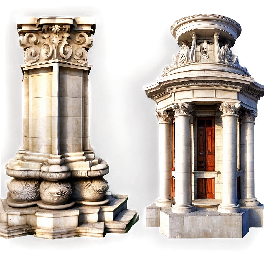 High Renaissance Architecture PNG 06252024 PNG image with a transparent background, free high-resolution download