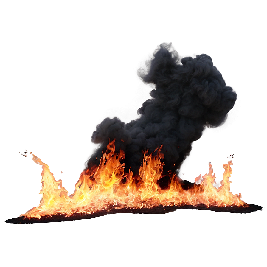 High-resolution Fire Overlay Png 06272024