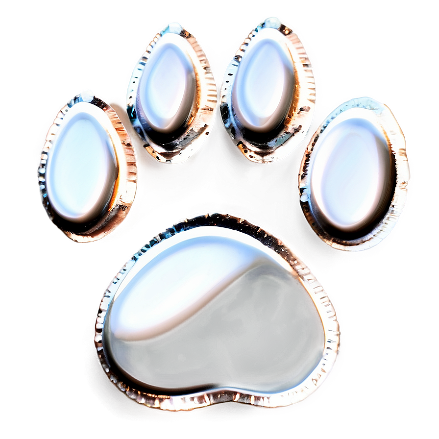 High-resolution Paw Print Png Xoa